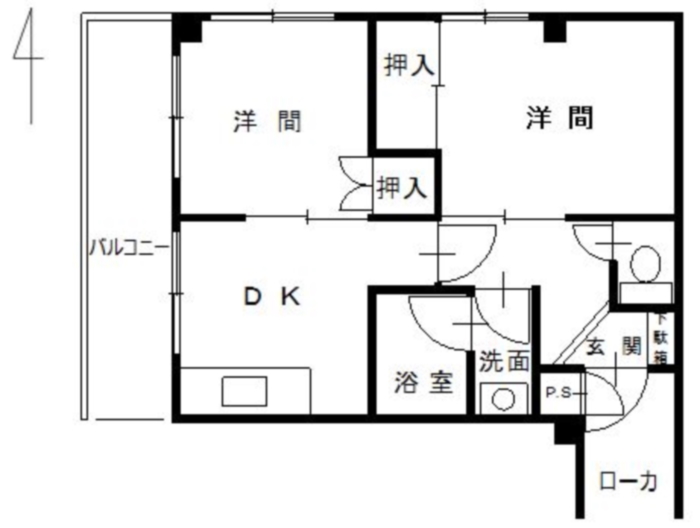 第5ミサワハウス　303号 間取り図