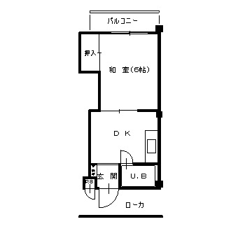 第2ミサワハウス　303号 間取り図